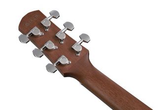 Ibanez AAM380CE-NT kitaran kaula takaa.