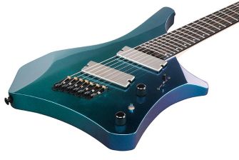 Ibanez Alpha A527-NSH kitaran kansi lähikuvassa.