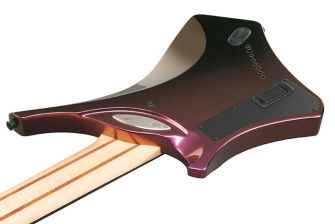 Ibanez Alpha A528-CMG sähkökitaran runko takaa.