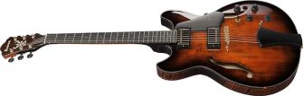Ibanez Artstar ASH300-TBC kitara kulmasta kuvattuna.