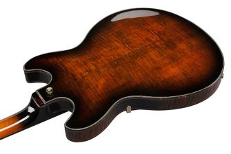 Ibanez Artstar ASH300-TBC kitaran runko takaa.