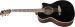 Ibanez Artwood AC391RCE-BKH kitara kulmasta kuvattuna.