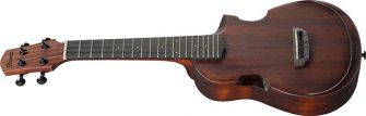 Ibanez AUC14-OVL ukulele kulmasta.