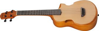 Ibanez AUT10-OPN tenoriukulele kulmsta kuvattuna.