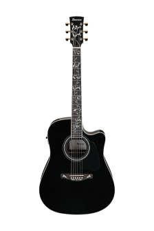 Ibanez AW391RCE-BKH elektroakustinen kitara
