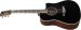 Ibanez AW391RCE-BKH kitara kulmasta kuvattuna.