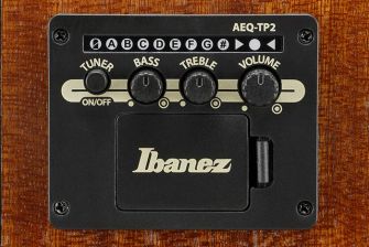 Ibanez AW391RCE-BKH kitaran etuaste.