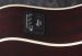 Ibanez AW54LCE-OPN kitaran etuaste ja sisäänrakennettu viritysmittari.