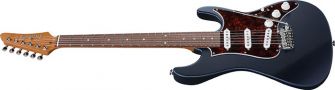 Ibanez AZ2203NT-DBF Prestige kitara kulmasta kuvattuna.