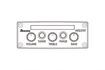 Ibanez FRH20SMN-TCL kitaran kontrollit.