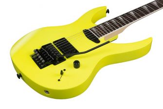 Ibanez Genesis 540PIII-DY kitaran kansi lähikuvassa.