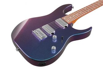 Ibanez Gio GRG121SP-BMC kitaran runko lähikuvassa.