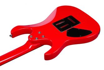 Ibanez GRX120SP-VRD kitaran runko takaa.