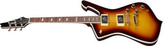 Ibanez IC420FM-VLS kitara kulmasta.