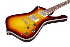Ibanez IC420FM-VLS sähkökitara pussilla.