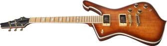 Ibanez IC420MFM-CML sähkökitara kulmasta kuvattuna.