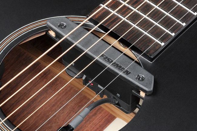 Ibanez JGM5-BSN kitaran Fishman-mikrofoni.