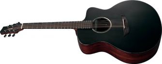 Ibanez JGM5 -kitara kulmasta kuvattuna.