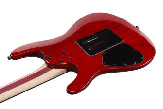 Ibanez JIVA10R-TRC Nita Strauss -sähkökitaran runko takaa.