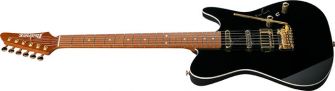 Ibanez LB1BK Lari Basilio kitara kulmasta kuvattuna.