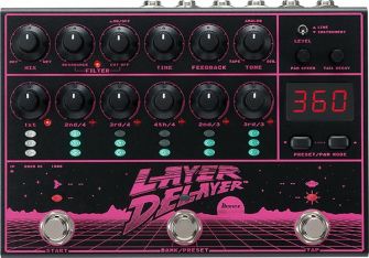 Ibanez LD303 Layer Delayer Delay-pedaalin säädöt.