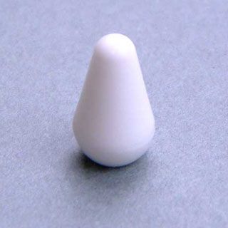 Ibanez mikrofonikytkimen nuppi, valkoinen.