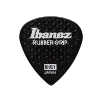 Ibanez Rubber Grip Heavy -plektra, musta.