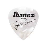 Ibanez Paul Gilbert 1mm Pearl White -plektra, 6kpl.