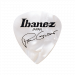 Ibanez Paul Gilbert 1mm Pearl White -plektra, 6kpl.