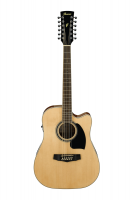 Ibanez PF1512ECENT - edullinen 12-kielinen kitara.