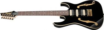 Ibanez PGM50-BK -sähkökitara kulmasta kuvattuna.