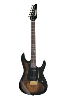 Ibanez AZ41P1EW-NGT sähkökitara pussilla.