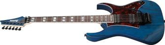 Ibanez RG653DX-TDF Prestige kitara kulmasta kuvattuna.