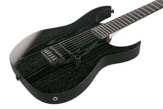 Ibanez Prestige RGR5111RB-WK sähkökitaran runko lähikuvassa.