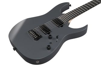 Ibanez Prestige RGR5121RBGRF kitaran kansi lähikuvassa.