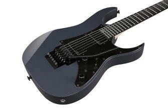 Ibanez Prestige RGR5130R-GRM kitaran kansi lähikuvassa.