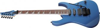 Ibanez RG460DX-BLH kitara kulmasta kuvattuna.