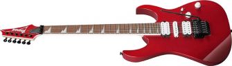Ibanez RG470DXW-CA kitara kulmasta kuvattuna.