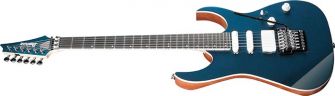 Ibanez RG5440C-DFM -kitara kulmasta kuvattuna.