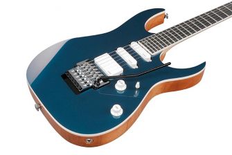 Ibanez RG5440C-DFM -kitaran kansi lähikuvassa.