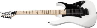 Ibanez Genesis RG550-WHF sähkökitara kulmasta kuvattuna.