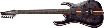 Ibanez RGA21P1PB-DRL Premium kitara kulmasta kuvattuna.