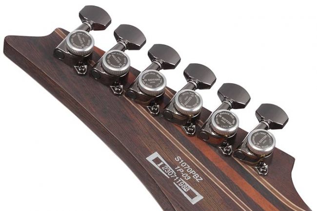 Ibanez RGA21P1PB-DRL Premium kitaran Gotoh-virittimet.