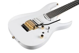 Ibanez RGA622XH-WH kitaran runko lähikuvassa.