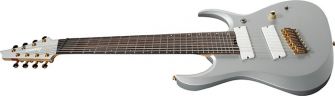 Ibanez RGDMS8-CSM kitara kulmasta kuvattuna.