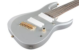 Ibanez RGDMS8-CSM kitaran runko lähikuvassa.