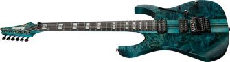 Ibanez RGT1220PBK-COL Premium kitara kulmasta kuvattuna.