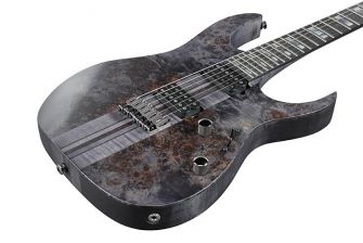 Ibanez RGT1221PB-DTF -kitaran kansi lähikuvassa.