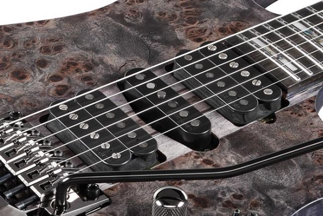 Ibanez S1070-kitaran DiMarzio-mikrofonit.