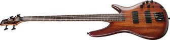 Ibanez Soundgear SR500A-MHL bassokitara kulmasta kuvattuna.